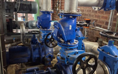 Austausch der alten Rücklaufschlammpumpen in der Kläranlage Neuenhaßlau