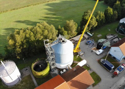 Reperatur und Wartung des Faulturms