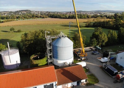 Reperatur und Wartung des Faulturms