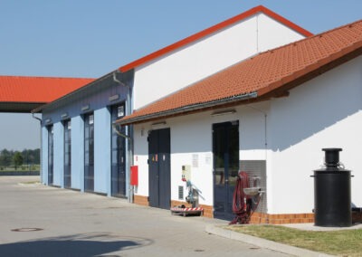 Gebäude der Kläranlage Niedermittlau (ARA II) vom Abwasserverband Freigericht