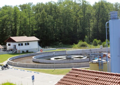 Gelände der Kläranlage Niedermittlau (ARA II) vom Abwasserverband Freigericht